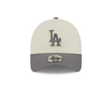 New Era 9Forty A-Frame MLB Cockatoo Los Angeles Dodgers Chrome White/Steel Grey