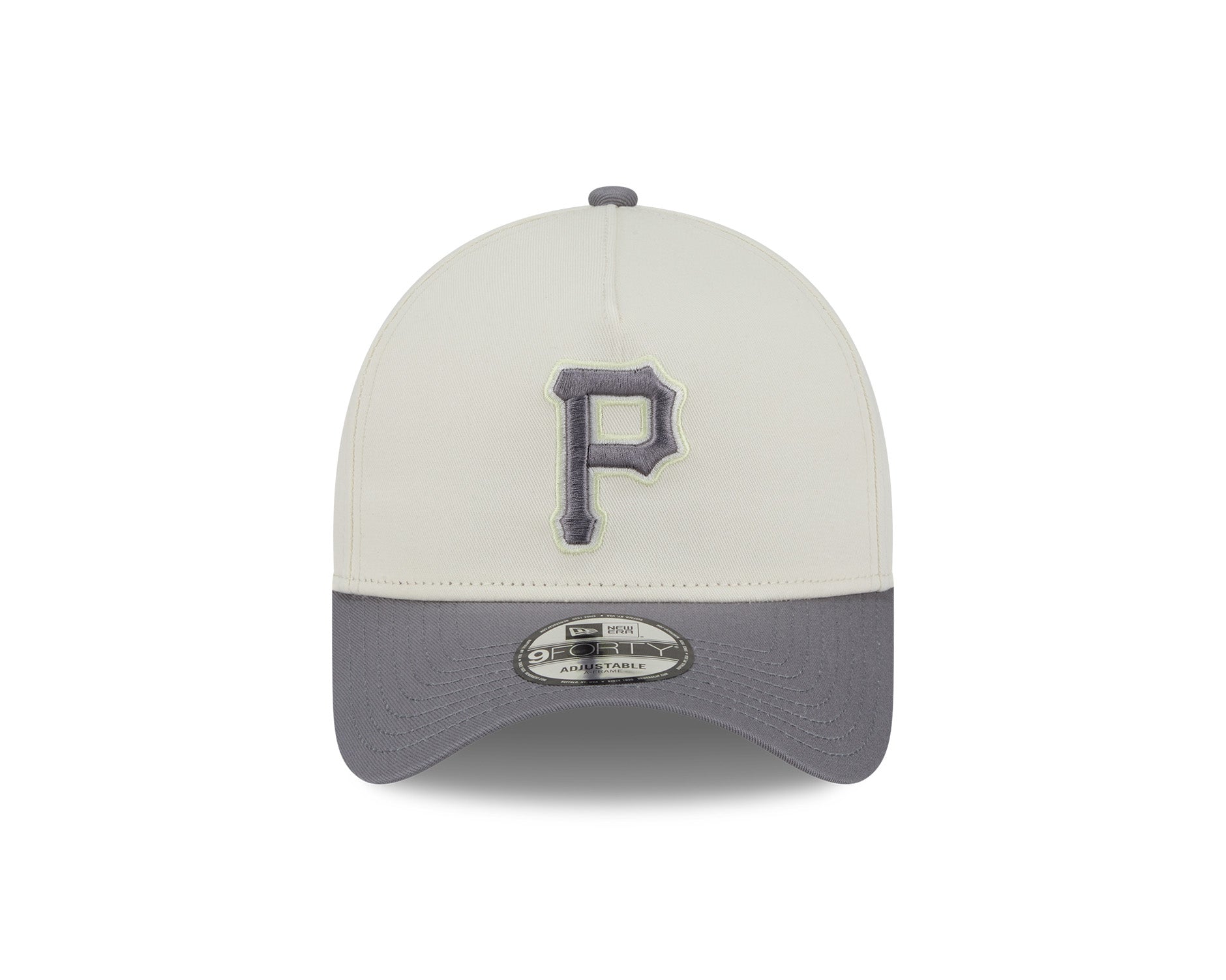 New Era 9Forty A-Frame MLB Cockatoo Pittsburgh Pirates Chrome White/Steel Grey