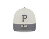 New Era 9Forty A-Frame MLB Cockatoo Pittsburgh Pirates Chrome White/Steel Grey