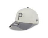 New Era 9Forty A-Frame MLB Cockatoo Pittsburgh Pirates Chrome White/Steel Grey