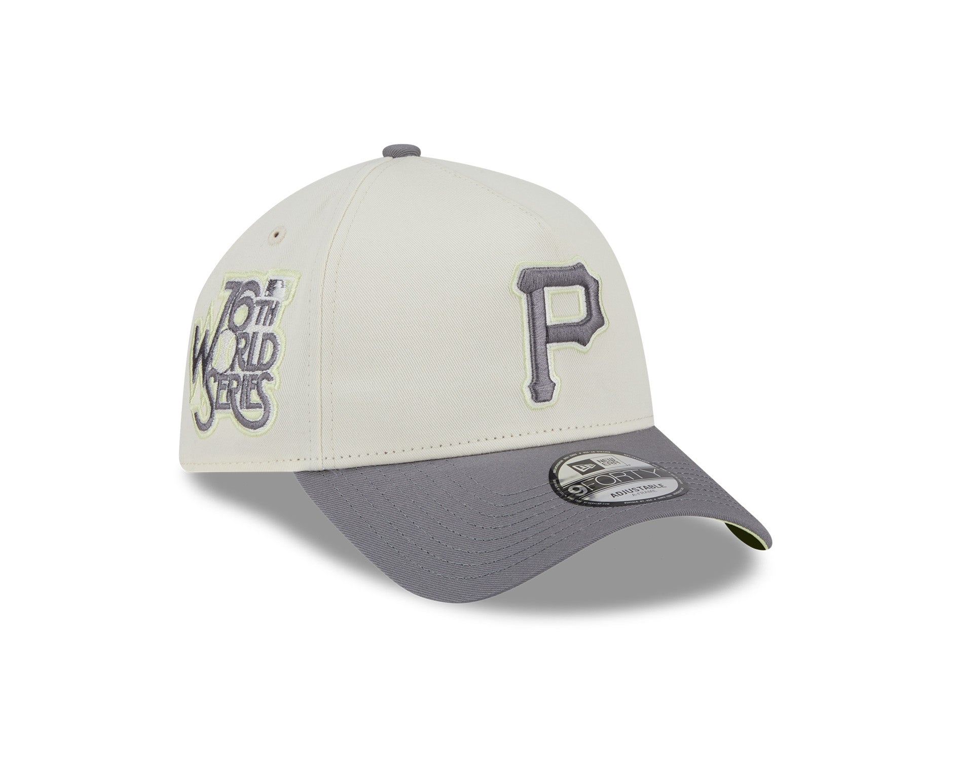 New Era 9Forty A-Frame MLB Cockatoo Pittsburgh Pirates Chrome White/Steel Grey