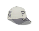 New Era 9Forty A-Frame MLB Cockatoo Pittsburgh Pirates Chrome White/Steel Grey