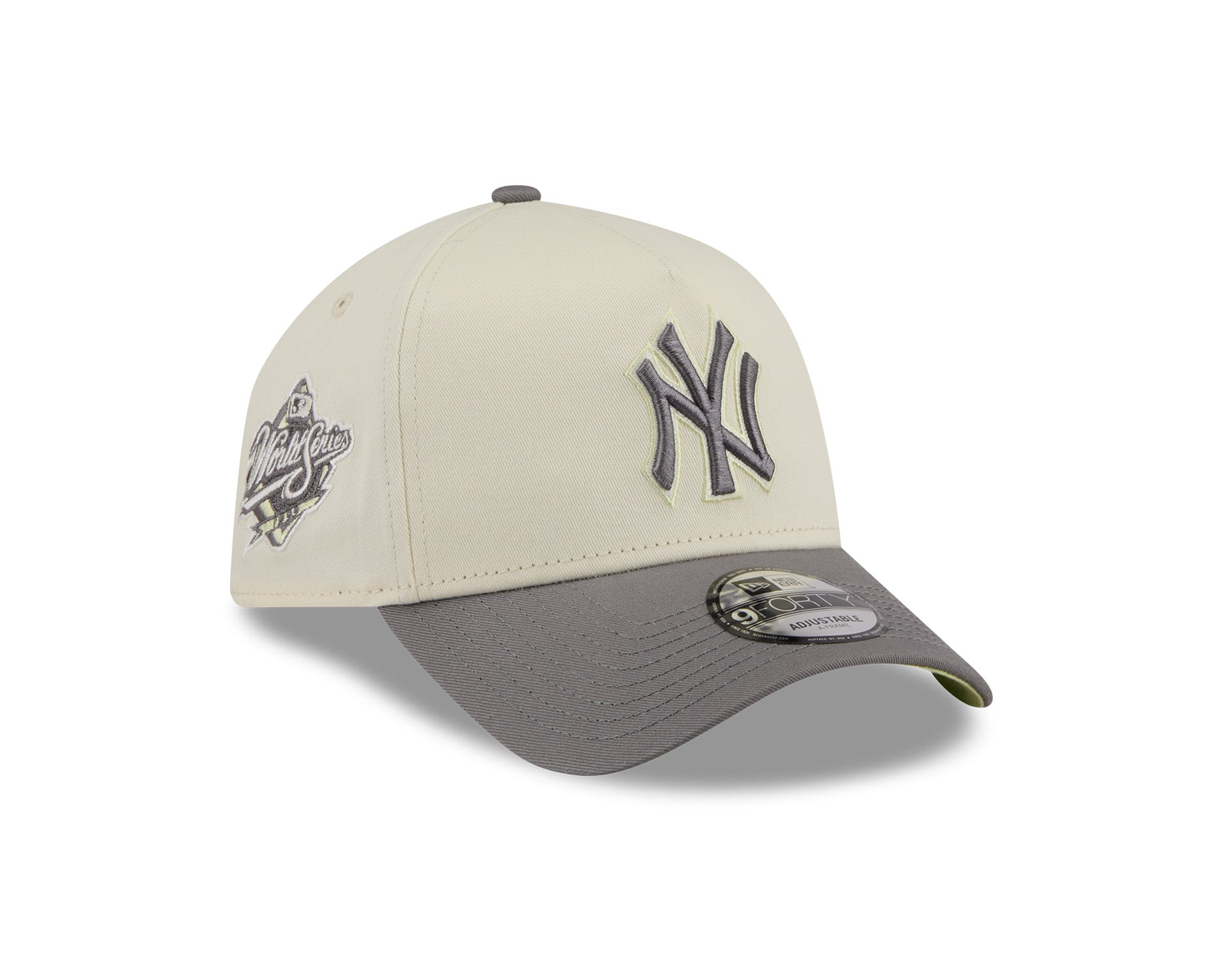 New Era 9Forty A-Frame MLB Cockatoo New York Yankees Chrome White/Steel Grey