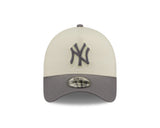 New Era 9Forty A-Frame MLB Cockatoo New York Yankees Chrome White/Steel Grey
