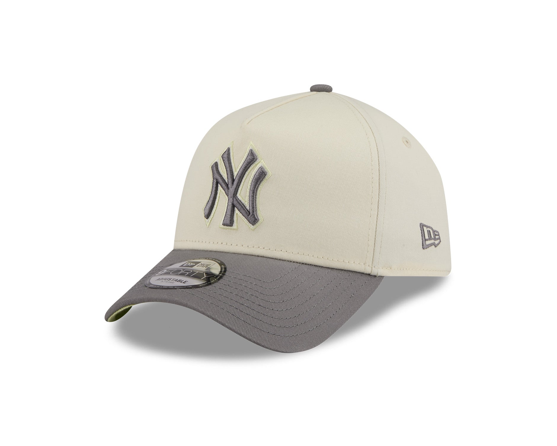 New Era 9Forty A-Frame MLB Cockatoo New York Yankees Chrome White/Steel Grey