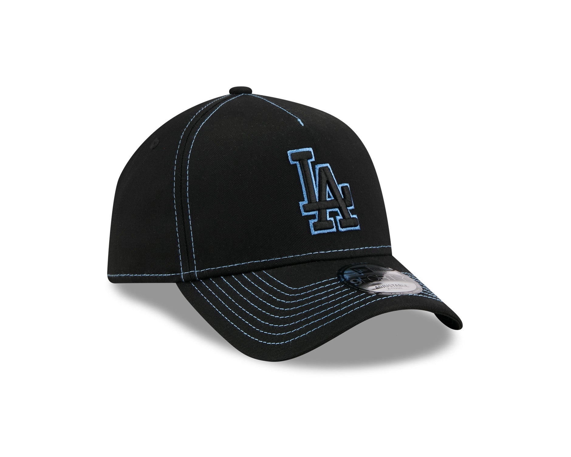 New Era 9Forty A-Frame MLB Colour Contrast Los Angeles Dodgers Black/Blue