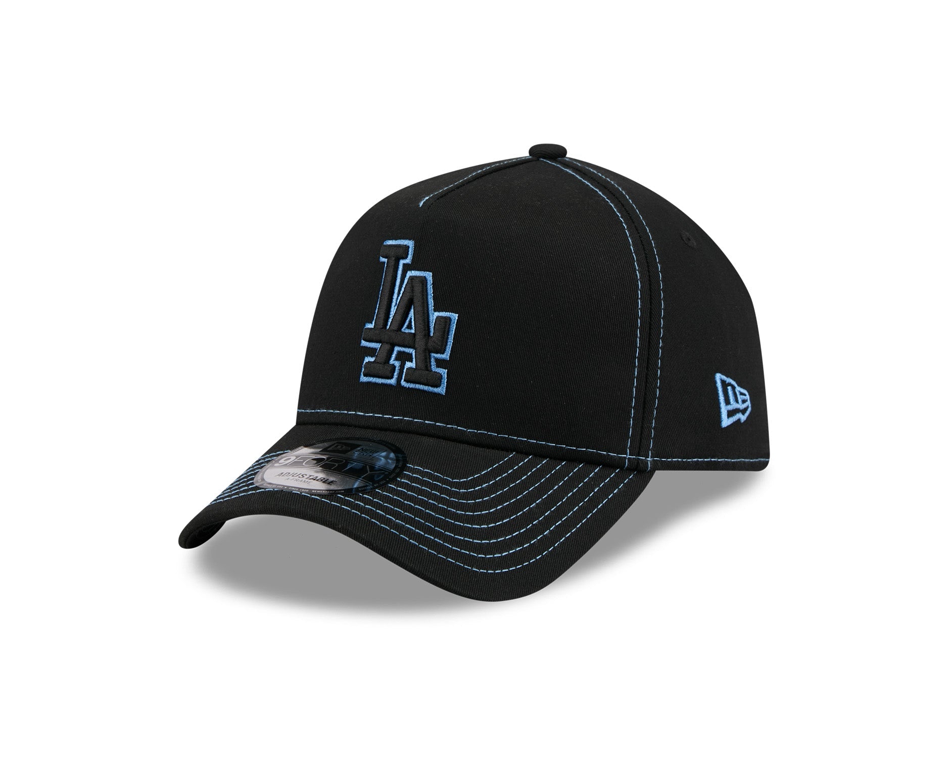 New Era 9Forty A-Frame MLB Colour Contrast Los Angeles Dodgers Black/Blue