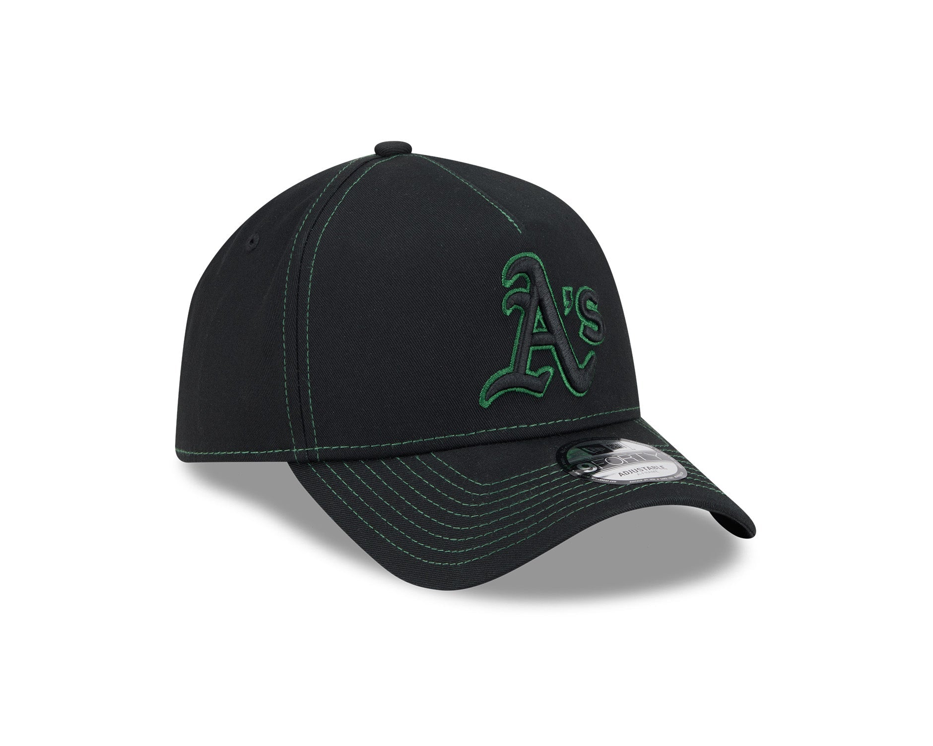 New Era 9Forty A-Frame MLB Colour Contrast Oakland Athletics Black/Green