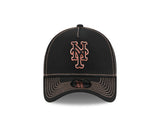 New Era 9Forty A-Frame MLB Colour Contrast New York Mets Black/Orange