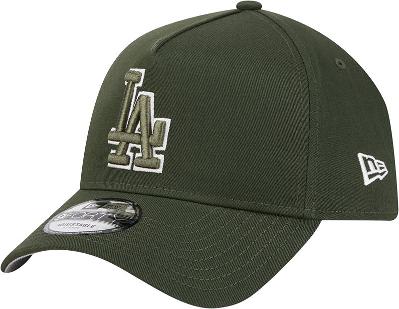 New Era 9Forty A Frame MLB Cooperstown World Series Los Angeles Dodgers Dark Seaweed