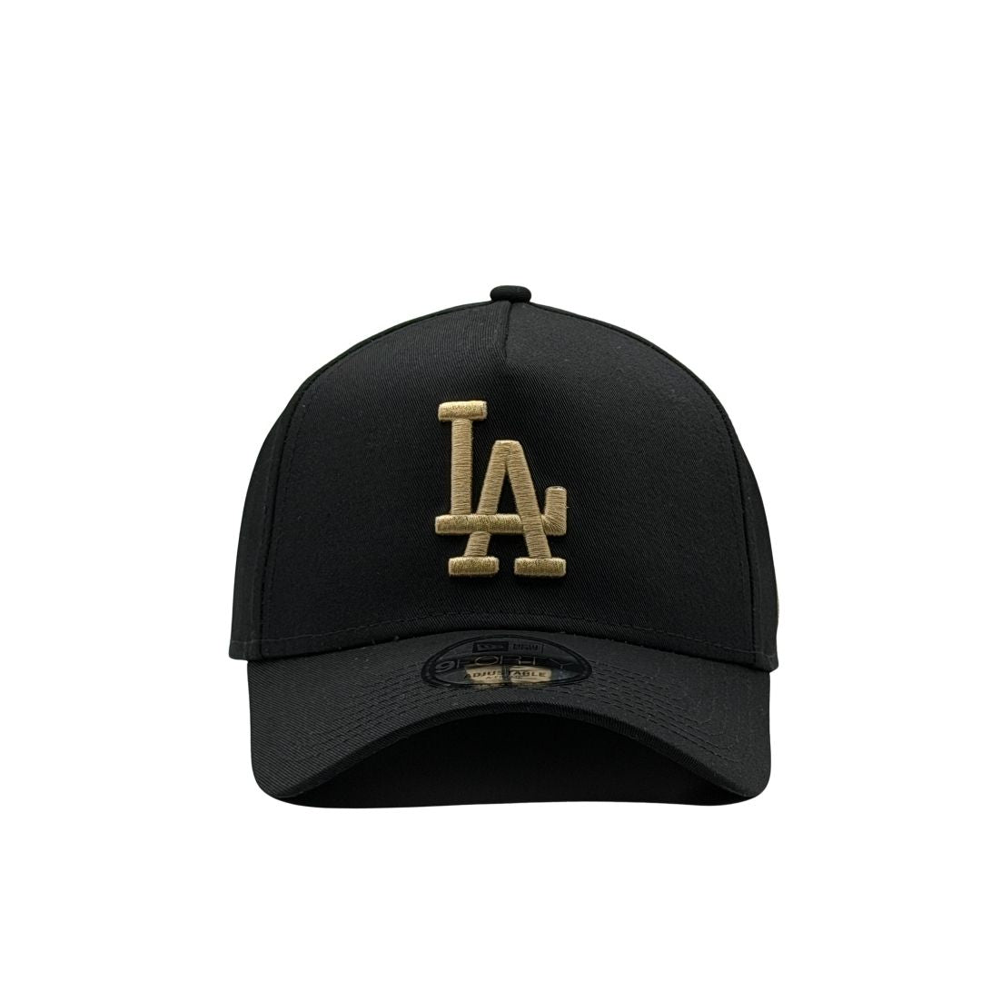 New Era 9Forty A-Frame MLB Core Los Angeles Dodgers Black/Wheat