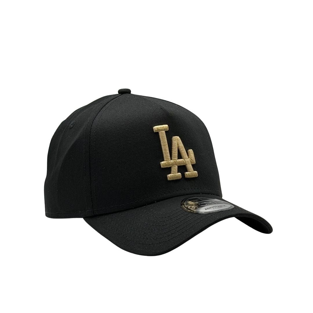 New Era 9Forty A-Frame MLB Core Los Angeles Dodgers Black/Wheat