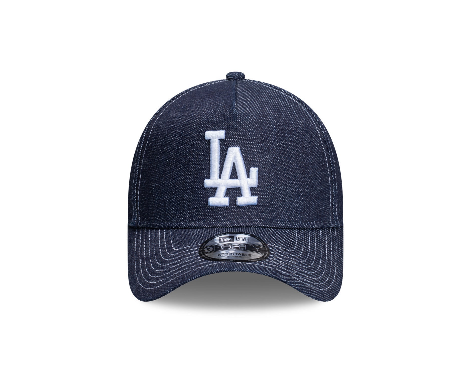 New Era 9Forty A-Frame MLB Denim Contrast Los Angeles Dodgers Navy