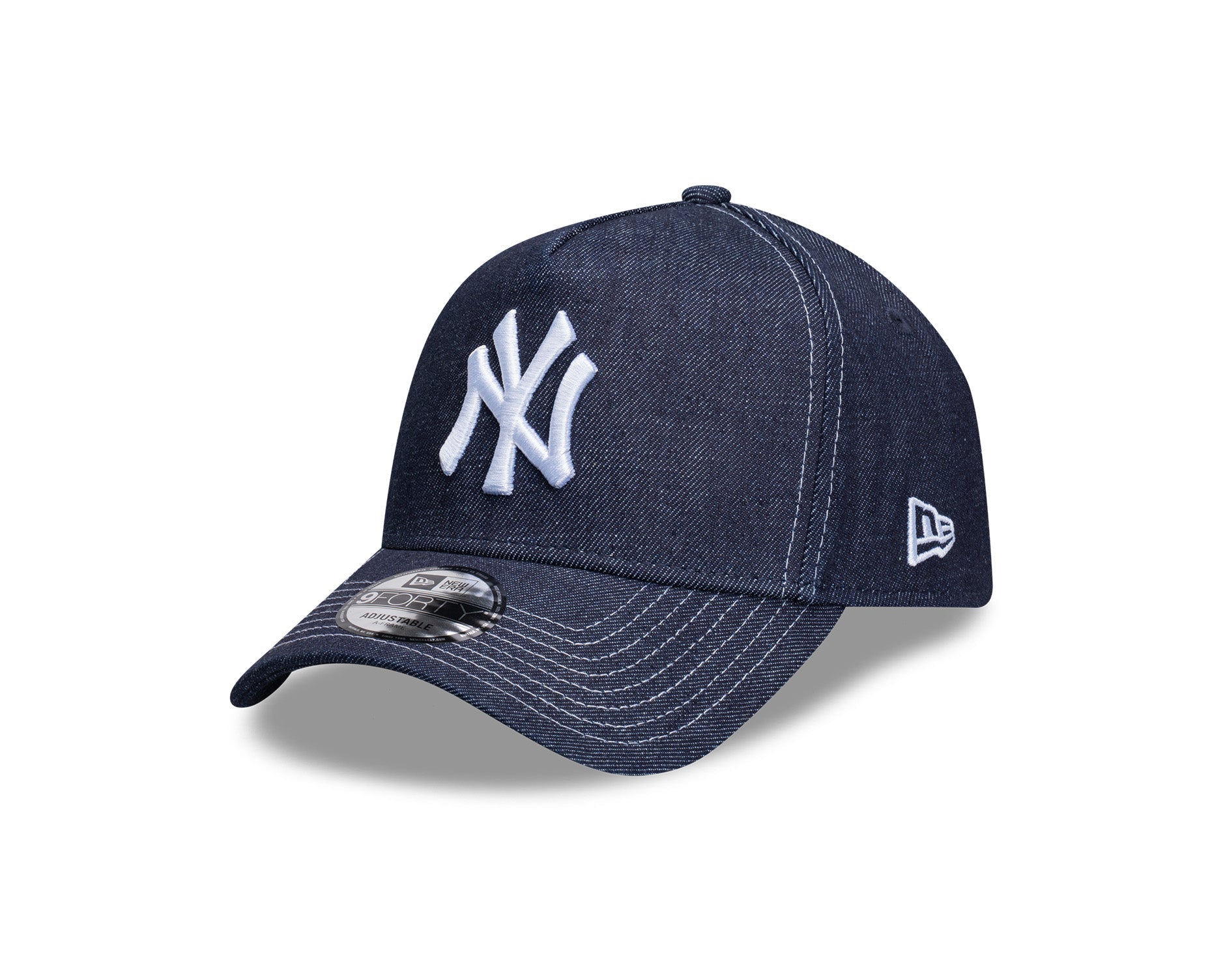 New Era 9Forty A-Frame MLB Denim Contrast New York Yankees Navy