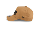 New Era 9Forty A-Frame MLB Double Logo New York Yankees Wheat