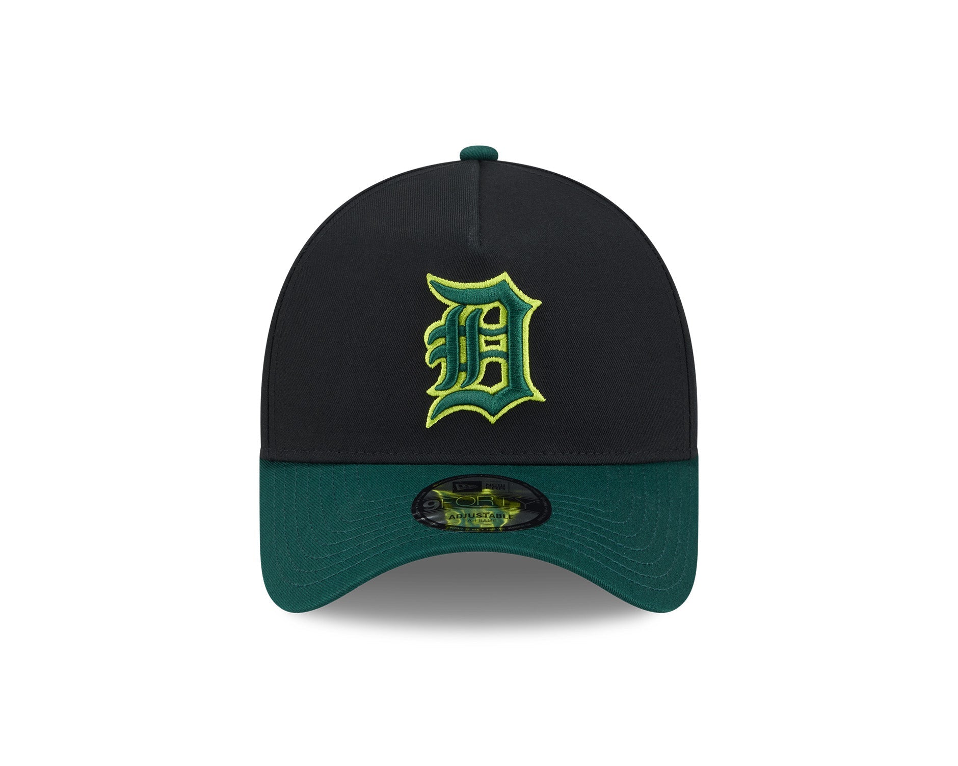 New Era 9Forty A-Frame MLB Field Green Detroit Tigers Black/Dark Green