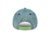 New Era 9Forty A-Frame MLB Green Acid Denim Los Angeles Dodgers