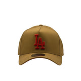 New Era 9Forty A-Frame MLB Los Angeles Dodgers Wheat/Scarlet