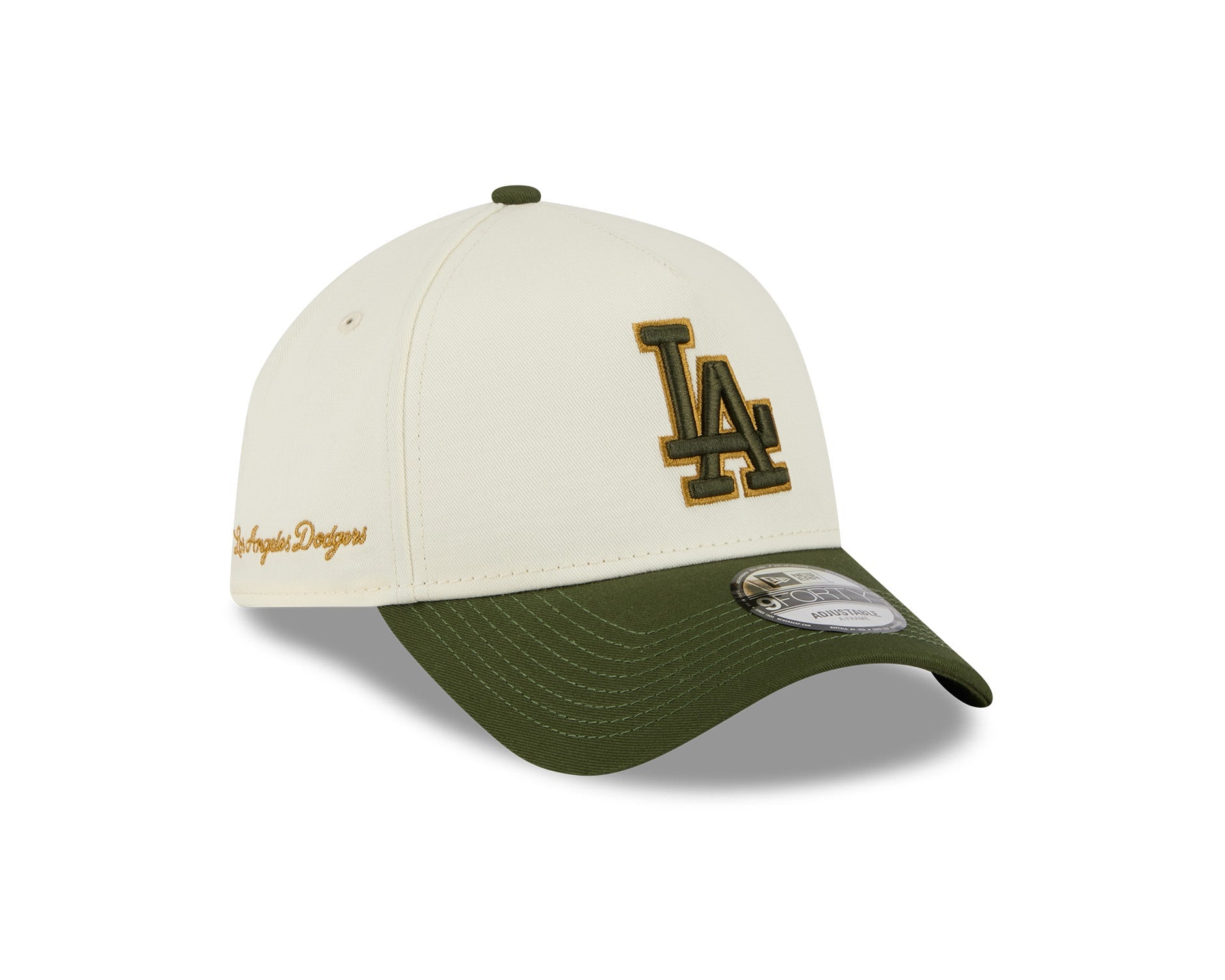 New Era 9Forty A-Frame MLB Metallic Side Script Los Angeles Dodgers
