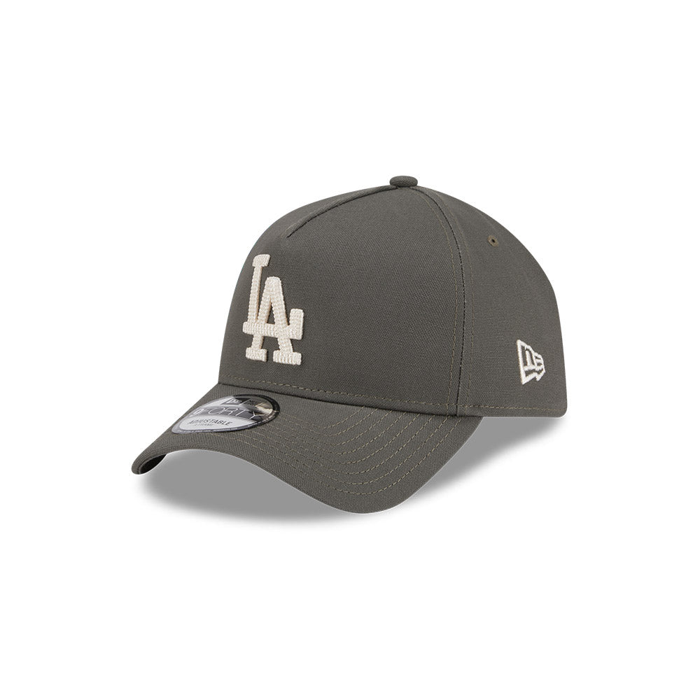 New Era 9Forty A Frame MLB Moss Canvas Chainstitch Los Angeles Dodgers