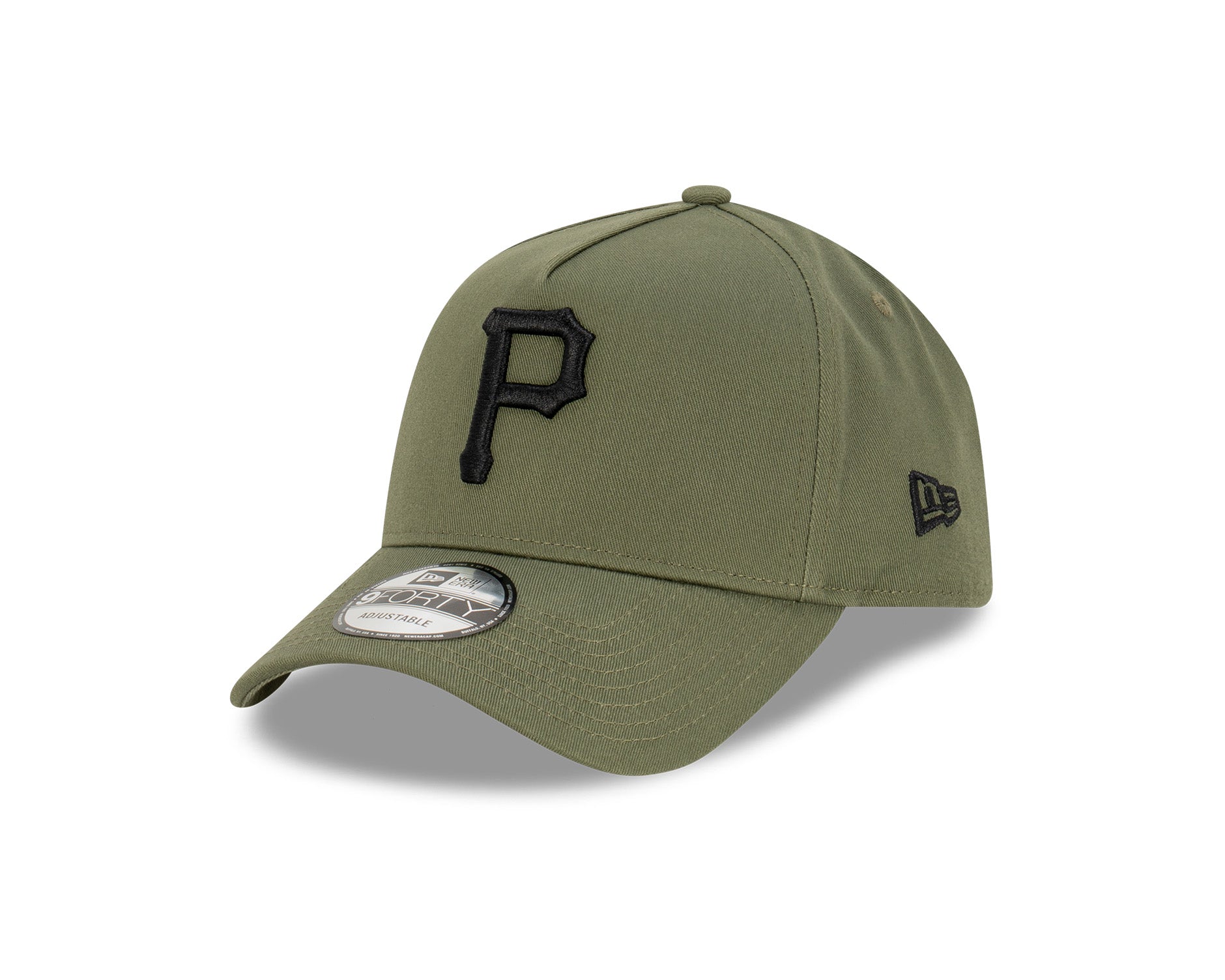 New Era 9Forty A-Frame MLB New Olive Pittsburgh Pirates