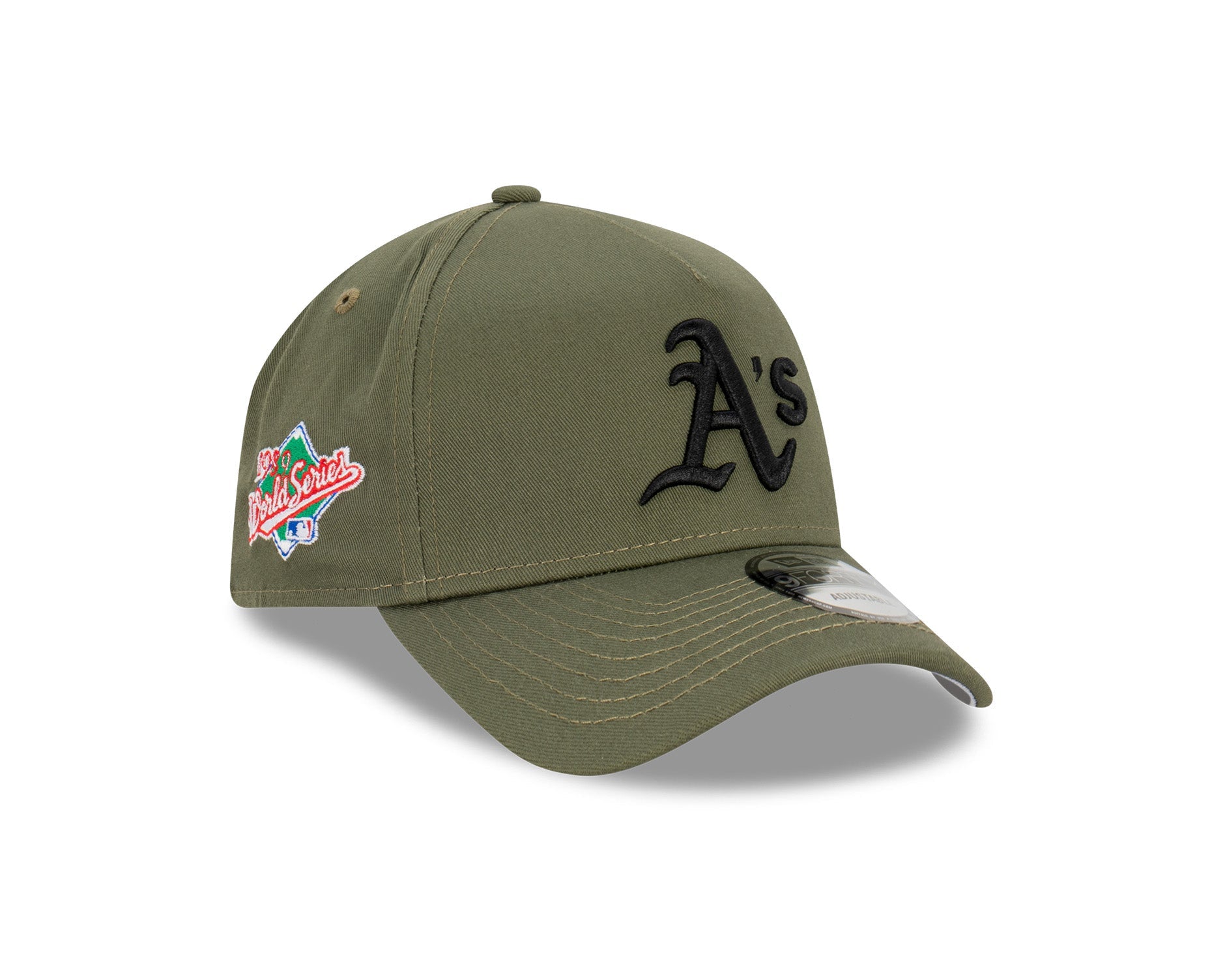 New Era 9Forty A-Frame MLB Olive WS Oakland Athletics