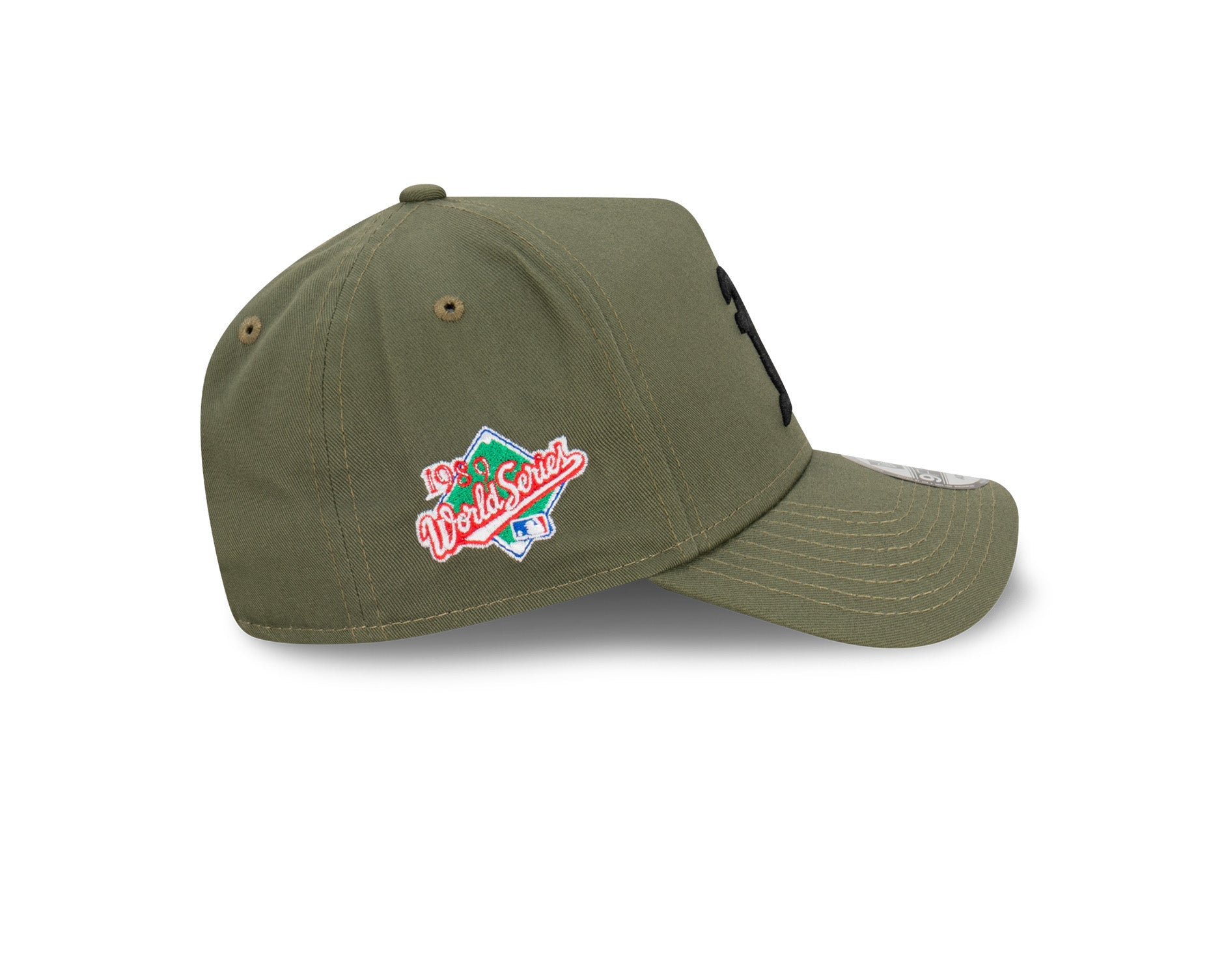 New Era 9Forty A-Frame MLB Olive WS Oakland Athletics