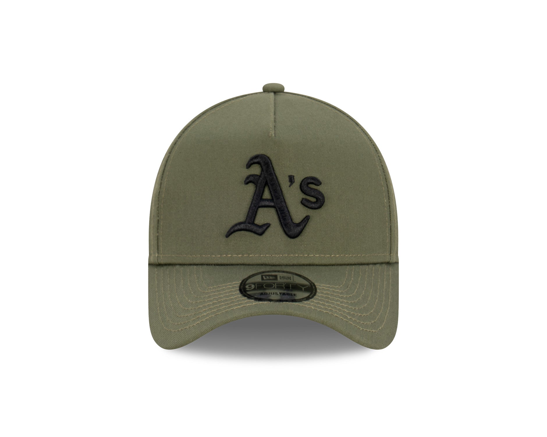 New Era 9Forty A-Frame MLB Olive WS Oakland Athletics