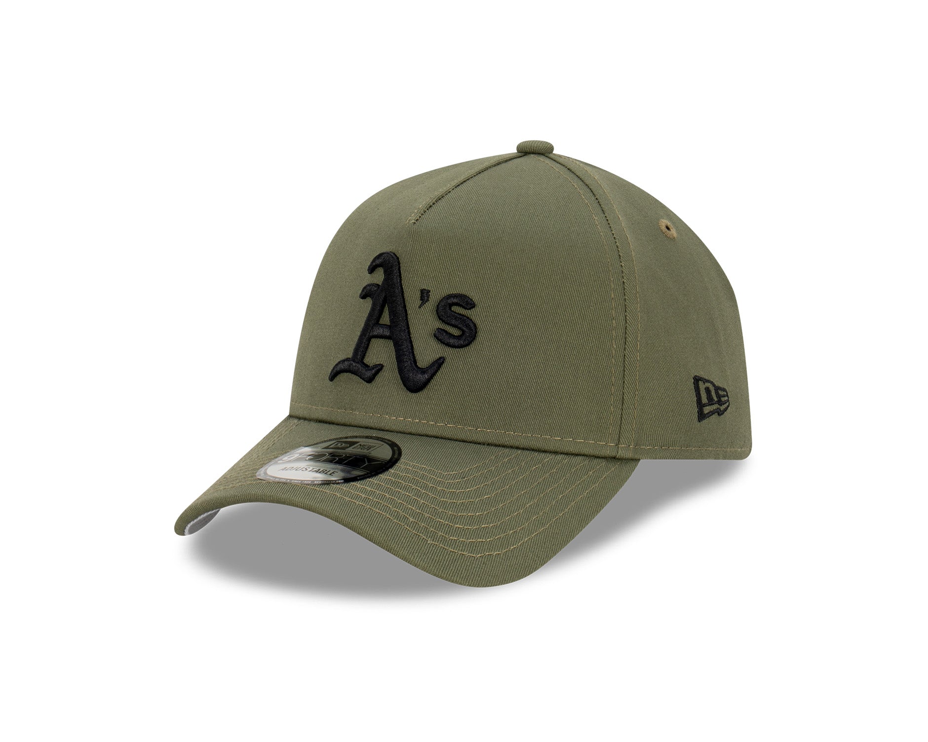New Era 9Forty A-Frame MLB Olive WS Oakland Athletics
