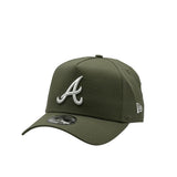 New Era 9Forty A-Frame MLB Olives Atlanta Braves