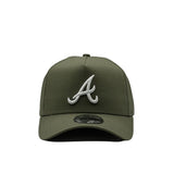 New Era 9Forty A-Frame MLB Olives Atlanta Braves