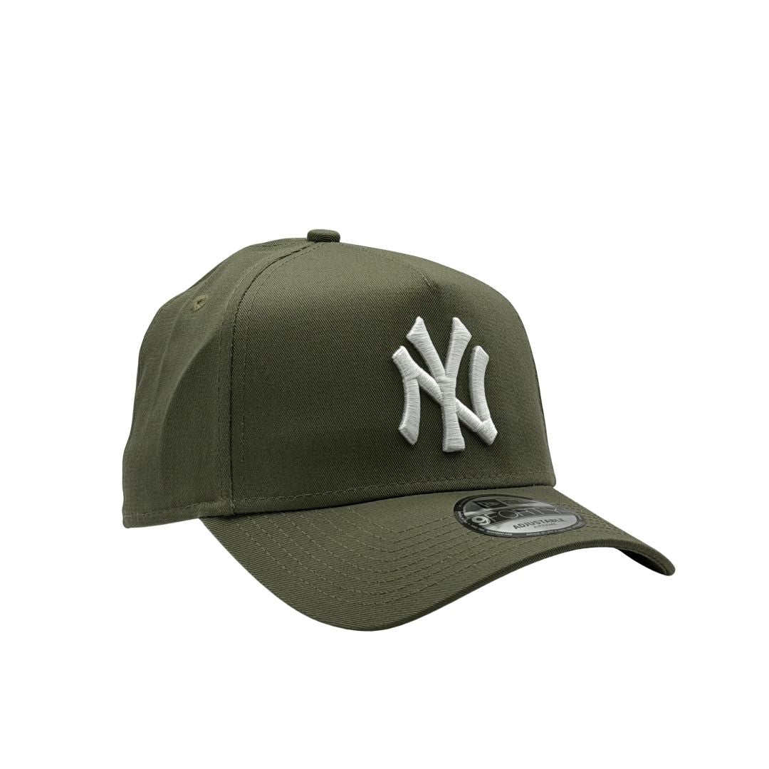 New Era 9Forty A-Frame MLB Olives New York Yankees