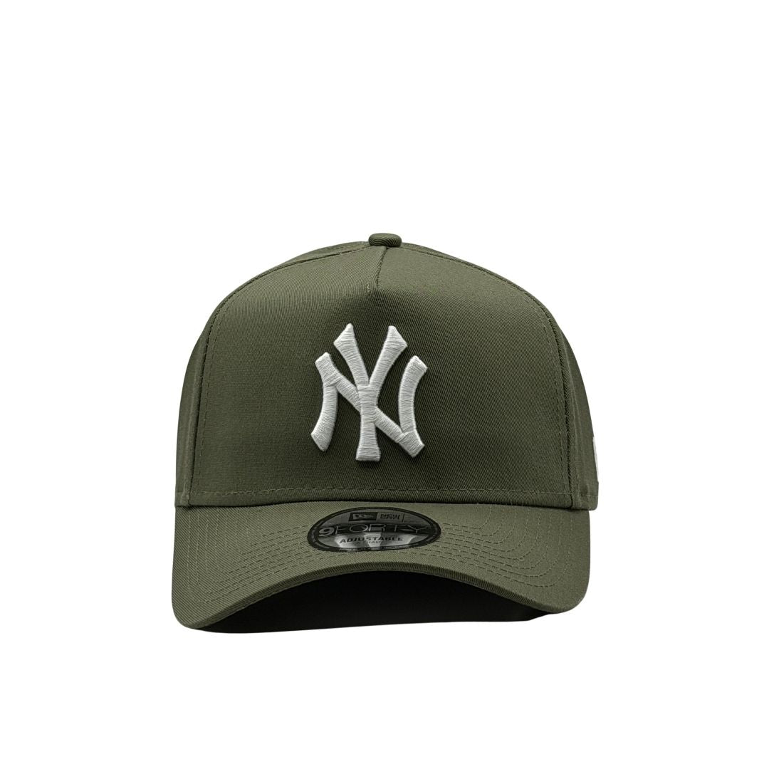 New Era 9Forty A-Frame MLB Olives New York Yankees