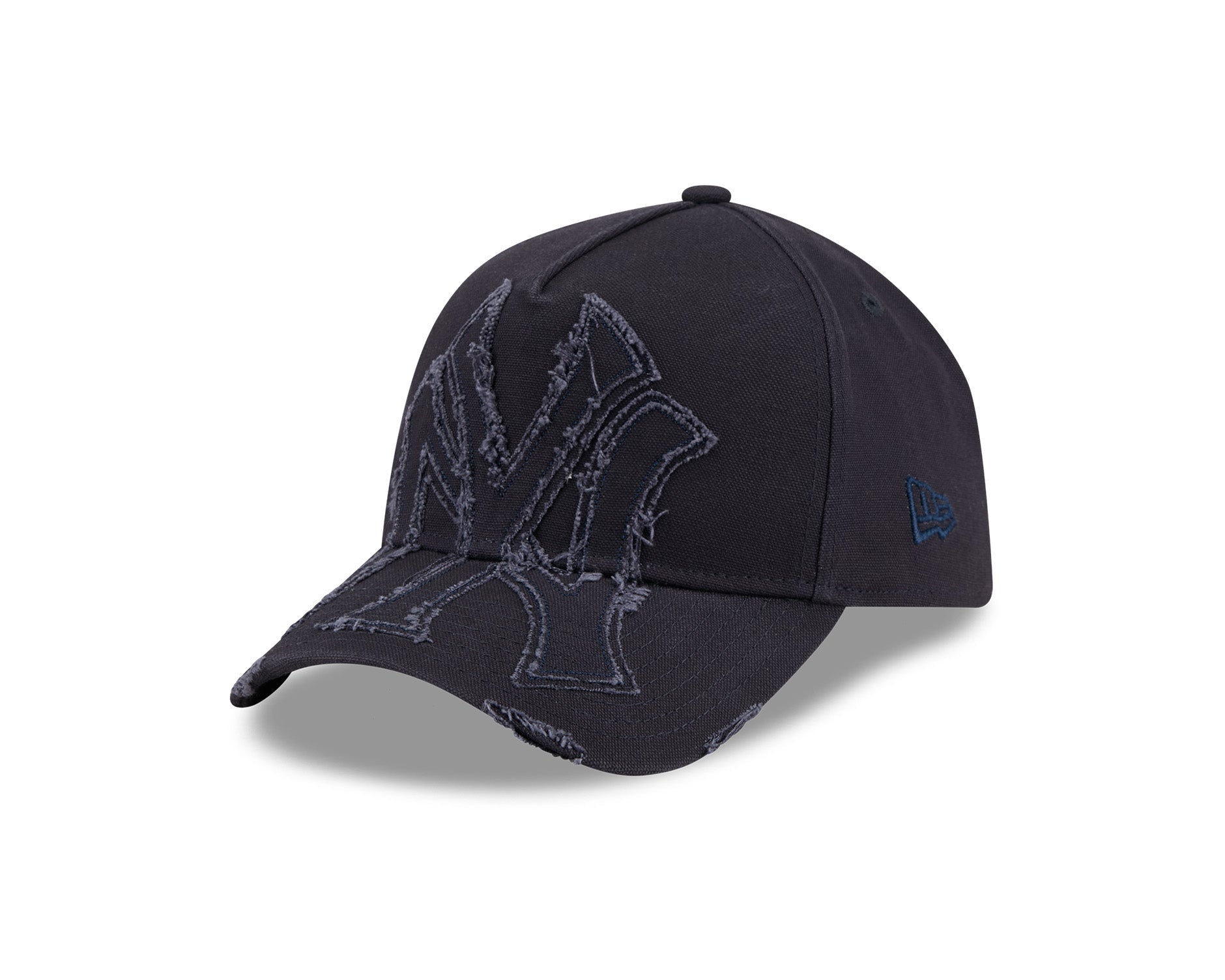 New Era 9Forty A-Frame MLB Oversized Distressed New York Yankees Navy