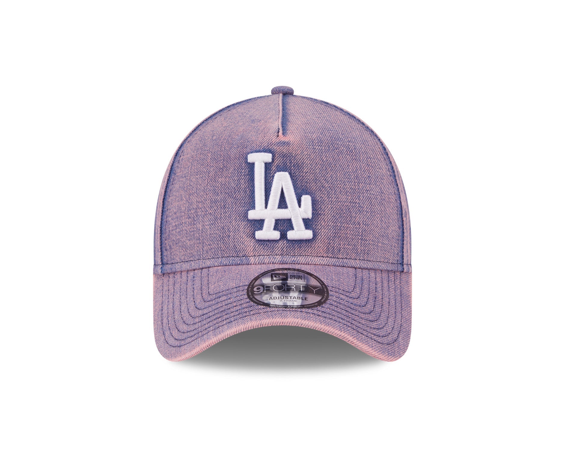 New Era 9Forty A-Frame MLB Pink Acid Denim Los Angeles Dodgers