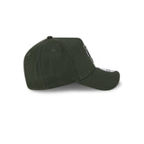 New Era 9Forty A-Frame MLB Plaid Infill Detroit Tigers Dark Seaweed