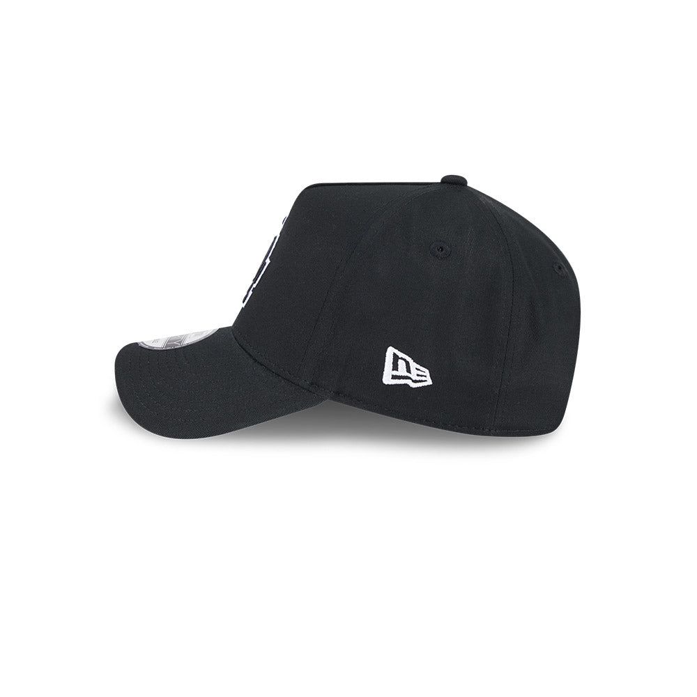 New Era 9Forty A-Frame MLB Plaid Infill Los Angeles Dodgers Black