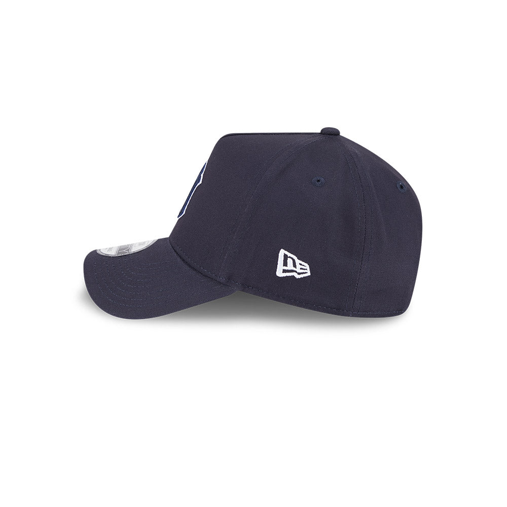 New Era 9Forty A-Frame MLB Plaid Infill New York Yankees Navy