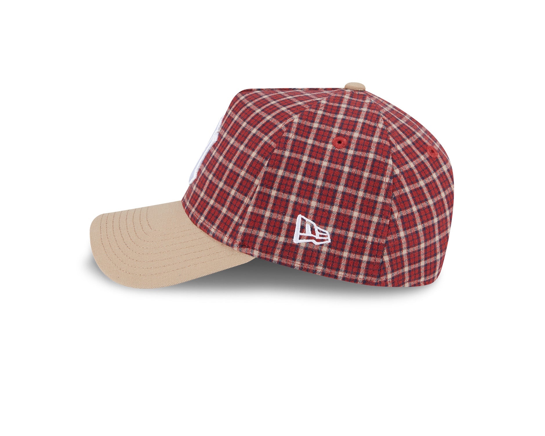 New Era 9Forty A-Frame MLB Plaid New York Yankees Camel