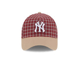 New Era 9Forty A-Frame MLB Plaid New York Yankees Camel