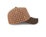 New Era 9Forty A-Frame MLB Plaid New York Yankees Walnut