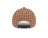 New Era 9Forty A-Frame MLB Plaid New York Yankees Walnut