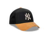 New Era 9Forty A-Frame MLB Premium Wheat New York Yankees Black