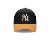 New Era 9Forty A-Frame MLB Premium Wheat New York Yankees Black