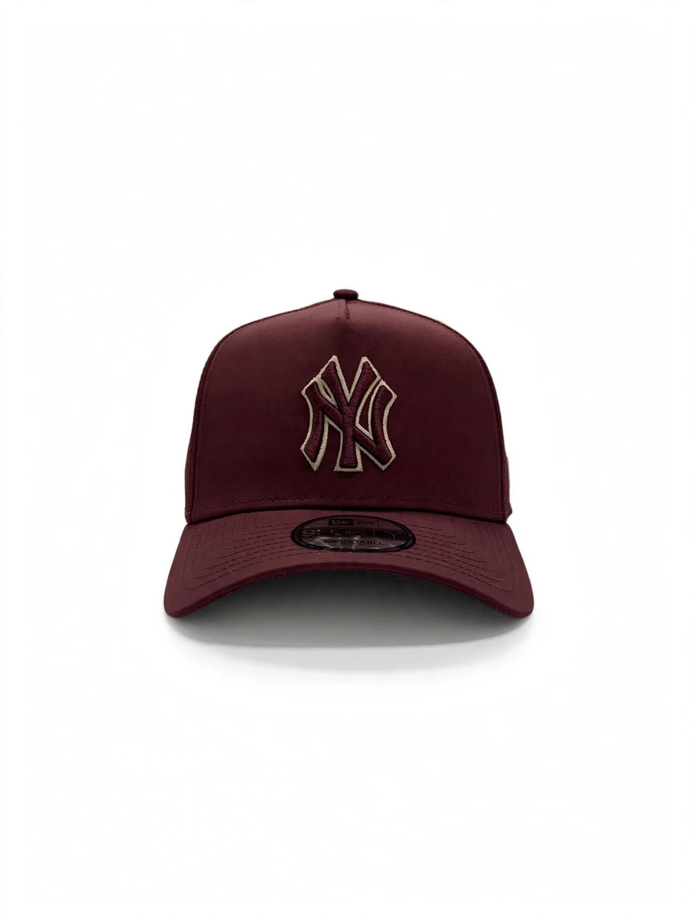 New Era 9Forty A-Frame MLB Pro-Lite New York Yankees Maroon/Stone