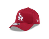 New Era 9Forty A-Frame MLB Seasonal Script Los Angeles Dodgers Hot Red
