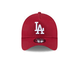 New Era 9Forty A-Frame MLB Seasonal Script Los Angeles Dodgers Hot Red