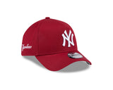 New Era 9Forty A-Frame MLB Seasonal Script New York Yankees Hot Red