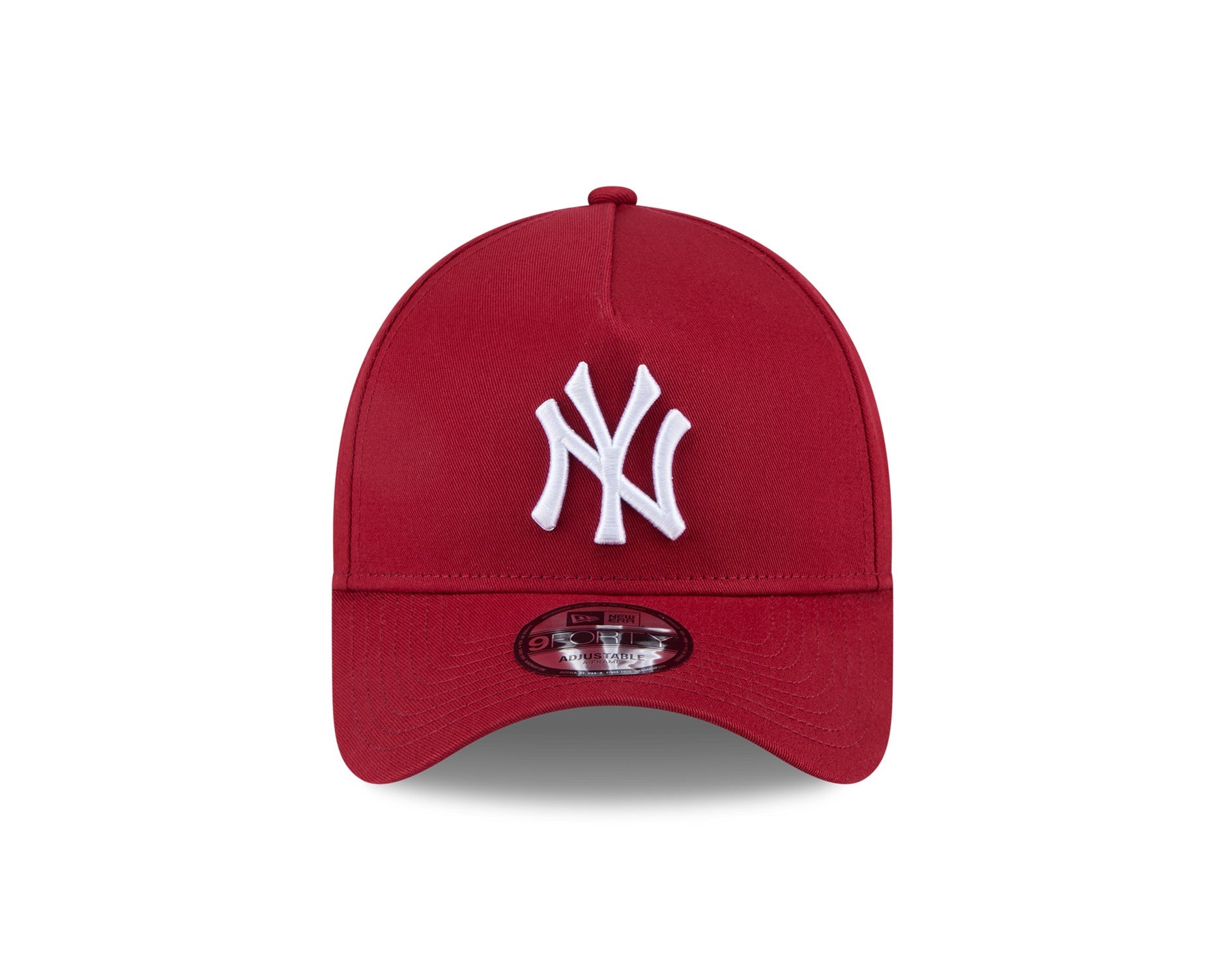 New Era 9Forty A-Frame MLB Seasonal Script New York Yankees Hot Red
