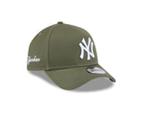 New Era 9Forty A-Frame MLB Seasonal Script New York Yankees New Olive